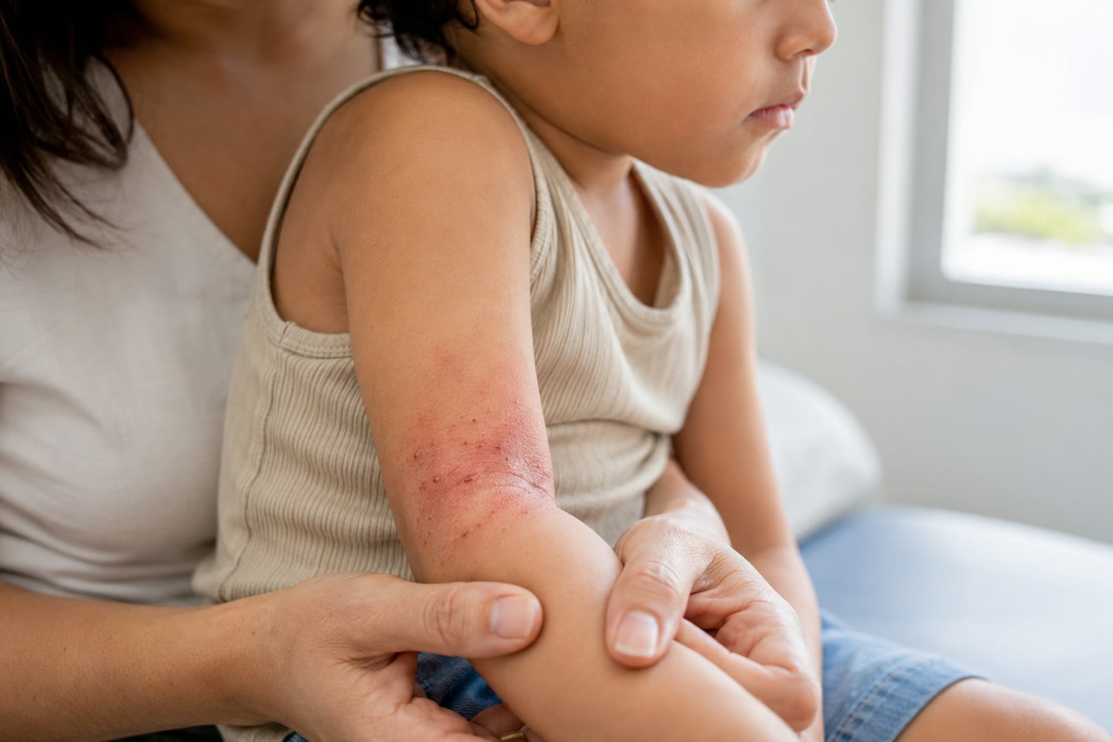 Dermatite atópica em crianças: um guia prático para os pais